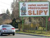 Parodie na p�edvolebn� billboard