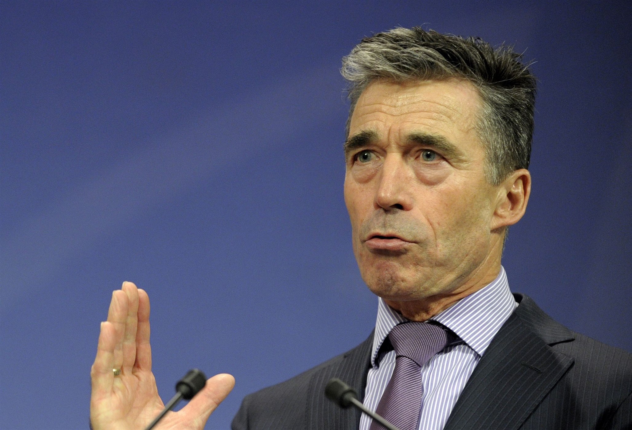 Generální tajemník NATO Anders Fogh Rasmussen. 