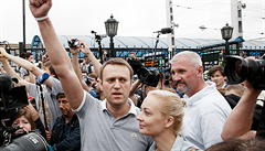 Alexej Navalnyj po propuštění z vězení zamířil do Moskvy za svými příznivci.