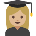 Emoji u1f469 1f3fc 200d 1f393.svg