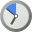 Pictogram voting wait blue.svg