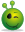 Smiley green alien wink.svg