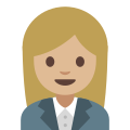 Emoji u1f469 1f3fc 200d 1f4bc.svg