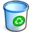 Fairytale trashcan empty blue.png