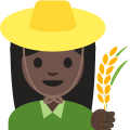 Emoji u1f469 1f3ff 200d 1f33e.svg