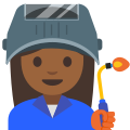 Emoji u1f469 1f3fe 200d 1f3ed.svg