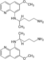 (±)-Primaquine Enantiomers Structural Formulae.png