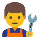 Emoji u1f468 200d 1f527.svg