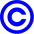 Blue copyright.svg