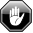 Stop hand nuvola black.svg