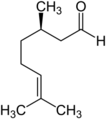 (R)-Citronellal Structural Formula V.1 Kopie.png