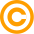 Orange copyright.svg