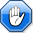 Stop hand nuvola blue.svg