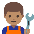 Emoji u1f468 1f3fd 200d 1f527.svg