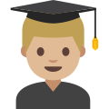 Emoji u1f468 1f3fc 200d 1f393.svg