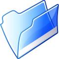 Crystal128-folder-blue-open.svg