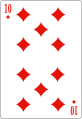 10 of diamonds - David Bellot.svg