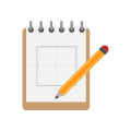 Sketchpad Flat Icon Vector.svg