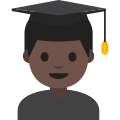Emoji u1f468 1f3ff 200d 1f393.svg