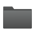 Antu folder-black.svg