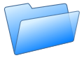 Blue folder seth yastrov 01.svg