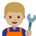 Emoji u1f468 1f3fc 200d 1f527.svg